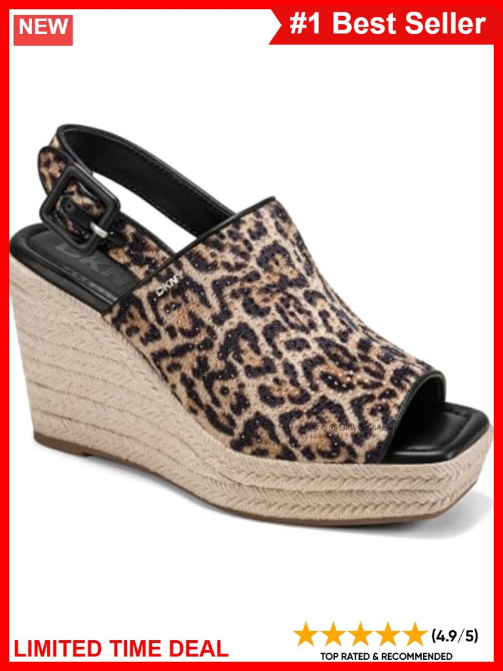 Slingback Espadrille Wedge Sandal Open Toe Pull-On